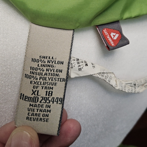 LL Bean jacket children's Unisex Size XL 18 - Picture 16 of 16